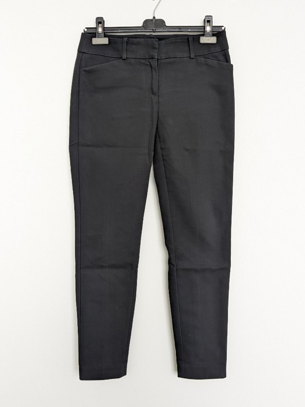 LOFT Julie Mid-Rise Bi-Stretch Skinny Ankle Pants – Black, Women's 0P